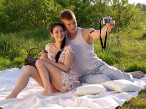 Very hot summer afternoon for a young amateur couple 2