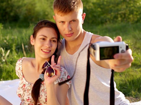 Very hot summer afternoon for a young amateur couple 3